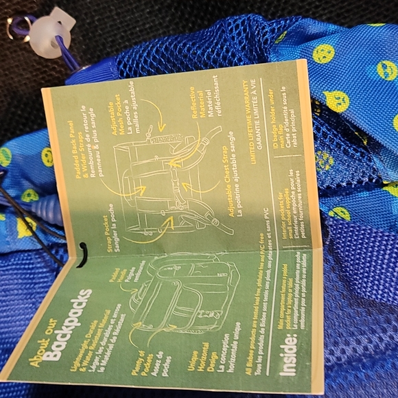 Bag, Backpack,Bisbee boys Emoti-Camo , emoji , - Picture 8 of 8